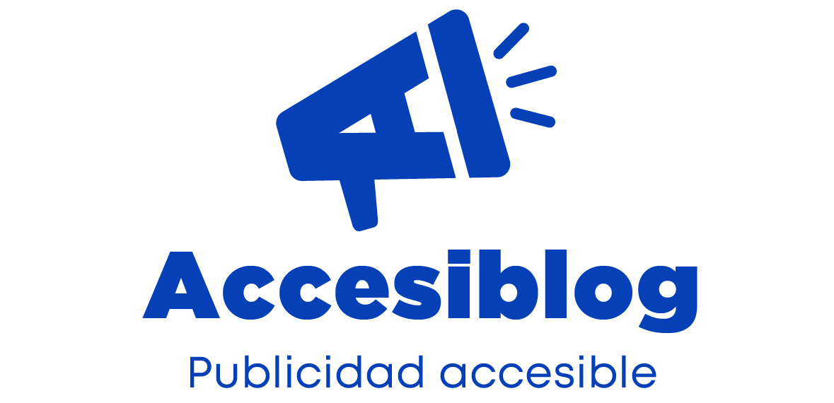 Logotipo de Accesiblog, publicidad accesible
